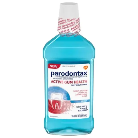 Parodontax Active Gum Health Mint Rinse Mouthwash - 16.9 fl oz/3ct image {4}