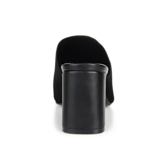 Journee Collection Womens Lorenna Open Square Toe Block Heel Sandals image {2}