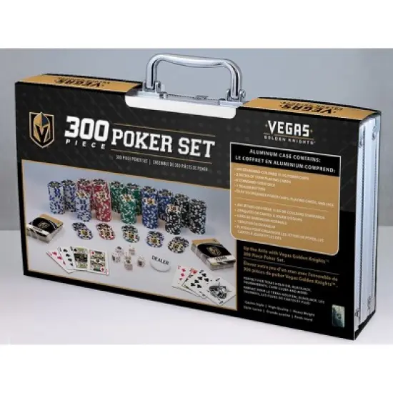 MasterPieces 300 Piece Poker Chip Set - NHL Vegas Golden Knights image {3}