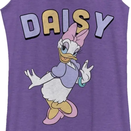 Women's Mickey & Friends Daisy Duck Racerback Tank Top image {1}