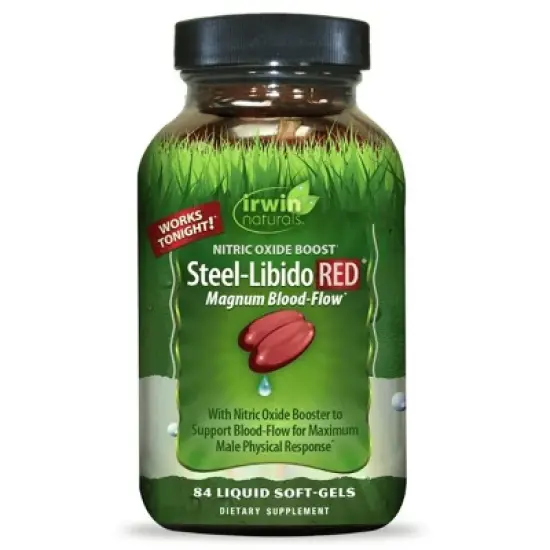 Irwin Naturals Steel-Libido Red 84 Sgels image {1}