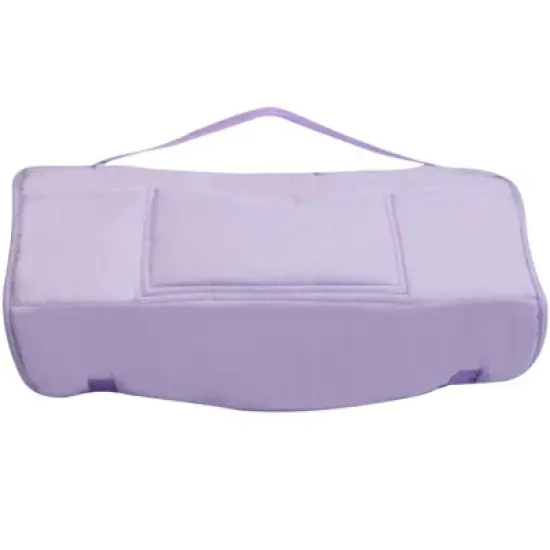 EVERYDAY KIDS Toddler Nap Mat &ndash;Solid Lavender&ndash; Soft Microfiber, Rollup with Handle & Pillow, for Preschool, Daycare, or Travel -Ages 2-6 years image {5}