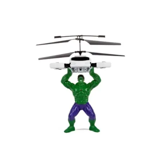 Marvel Avengers Hulk Flying Figure IR Helicopter image {1}