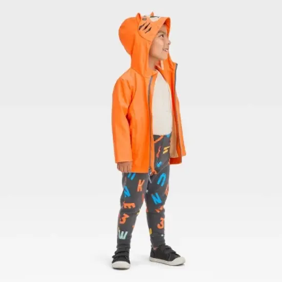 Toddler Tiger Rain Coat - Cat & Jack&trade; Orange image {2}