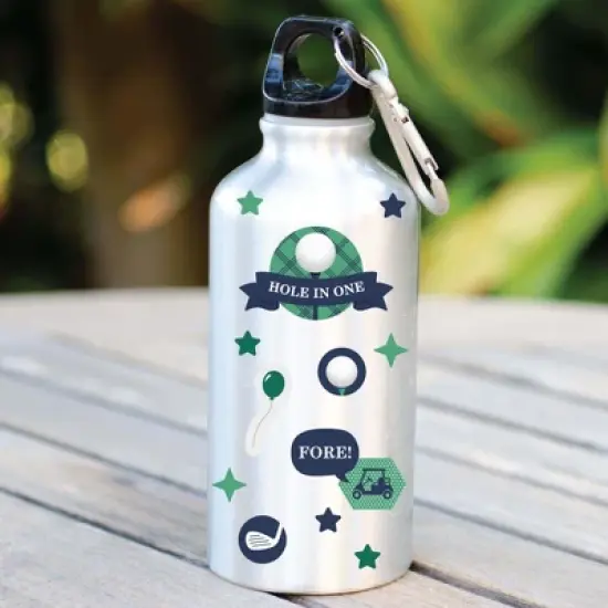 Big Dot of Happiness Par-Tee Time - Golf - Birthday Party Favor Kids Stickers - 16 Sheets - 256 Stickers image {4}