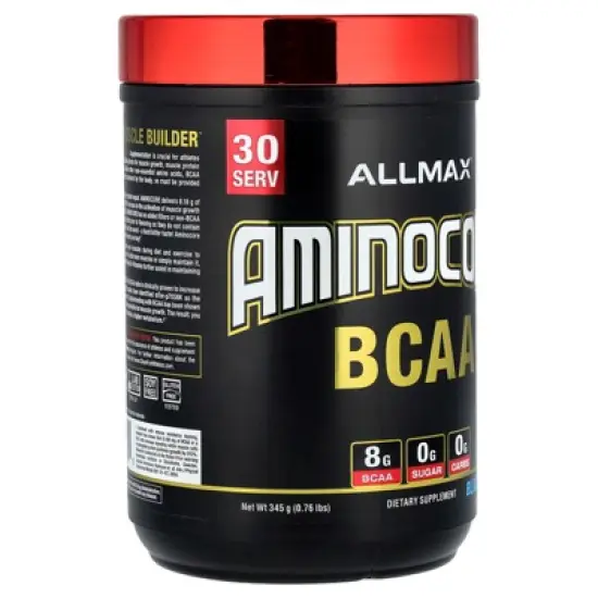 ALLMAX AMINOCORE&trade; BCAA, Blue Raspberry, 0.76 lbs (345 g) image {3}