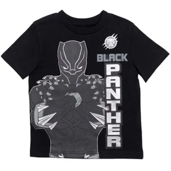 Marvel Avengers Black Panther Toddler Boys Graphic T-Shirt & Shorts Set  image {1}