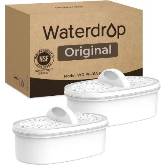 Waterdrop Replacement Filters for All Waterdrop Pitcher Filtration System, 2 Packs image {9}