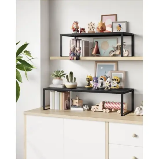 Kitchen Counter Shelf, Extendable Cupboard Organizer, Spice Radck, Metal, Space-Saving image {6}