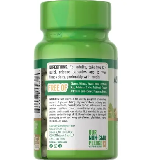 Nature's Truth Ashwagandha 920mg | 90 Capsules image {6}