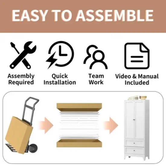 Gulches 72 Inch White Freestanding Pantry Cabinet - 2 Drawers, Adjustable Shelves, Heavy-Duty Steel Kitchen Storage Organizer image {9}