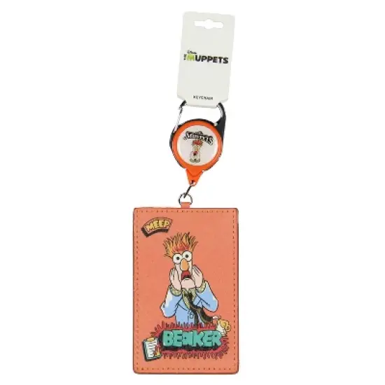 Disney The Muppets Beaker Character Design Retractable ID Badge Holder Keychain image {3}