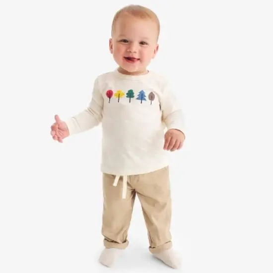 Primary Baby Long Sleeve Foliage Tee image {2}