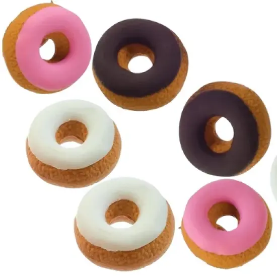 Adorable & Scented! Donut Shoppe Mini Erasers (6 Pack) image {6}
