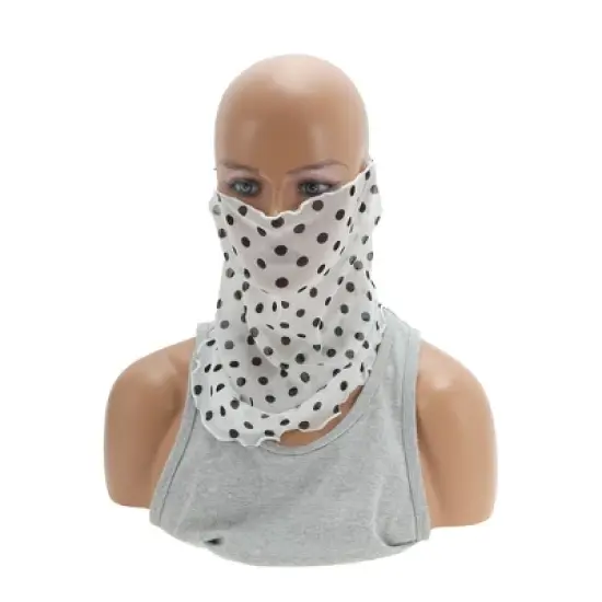 Unique Bargains Polka Dots Earloop Neck Gaiter 1 Pc image {5}