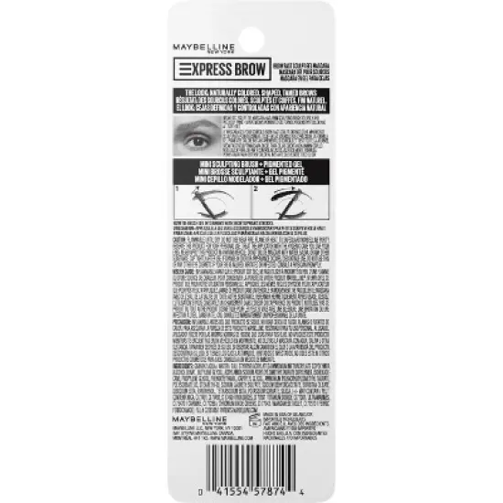 Maybelline Express Brow Fast Sculpt Eyebrow Gel Mascara - 0.09 fl oz image {9}