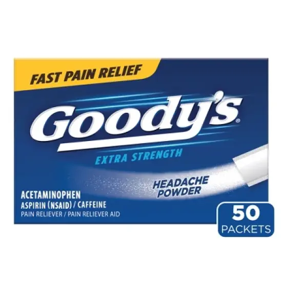 Goody's Extra Strength Headache and Pain Relief Powder - Aspirin (NSAID) - 50ct image {7}