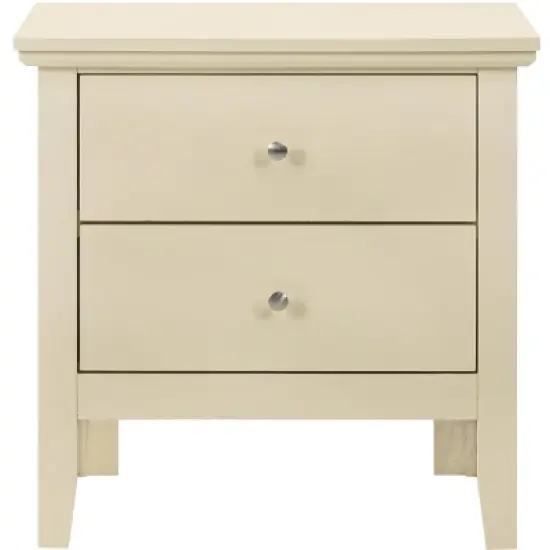 Passion Furniture Primo 2-Drawer Nightstand (24 in. H x 15.5 in. W x 19 in. D) image {7}