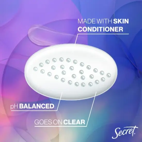 Secret Fresh Clear Gel Antiperspirant & Deodorant - Delicate Rose - 2.6oz image {3}