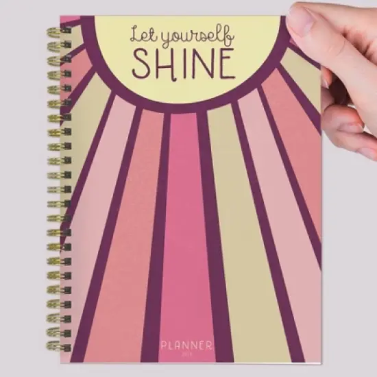 TF Publishing 2024 Weekly/Monthly Planner 8"x6.5" Let Yourself Shine image {7}