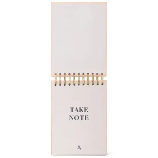 Wit & Delight Spiral Notepad Large Pink image {3}