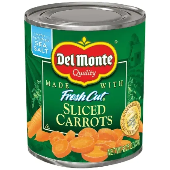 Del Monte Fresh Cut Sliced Carrots 8.25oz image {3}