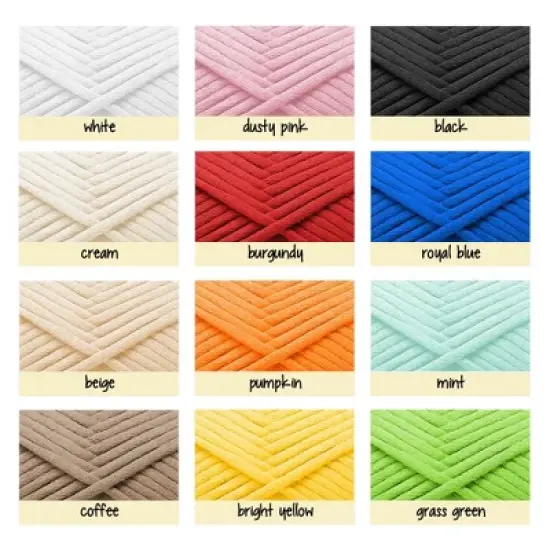 Hearth & Harbor Soft Yarn - Crochet & Knitting Amigurumi  Yarn, Cotton-Nylon Blend Worsted Weight Yarn 4 image {6}