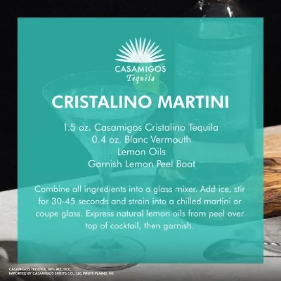 Casamigos Cristalino - 750ml Bottle image {4}