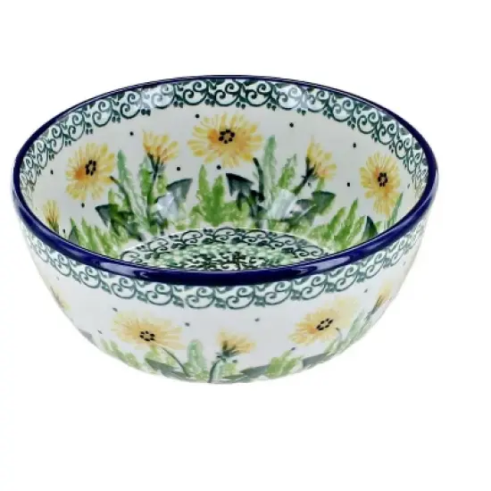 Blue Rose Polish Pottery 17 Ceramika Dessert Bowl image {6}
