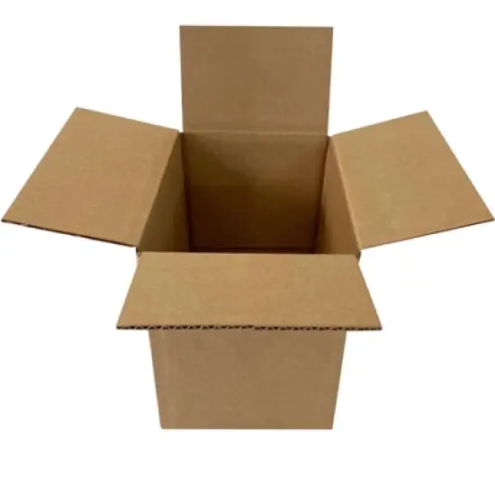 UOFFICE Pack of 25 Corrugated Boxes 6" x 6" x 4" Wholesale Shipping Boxes image {7}