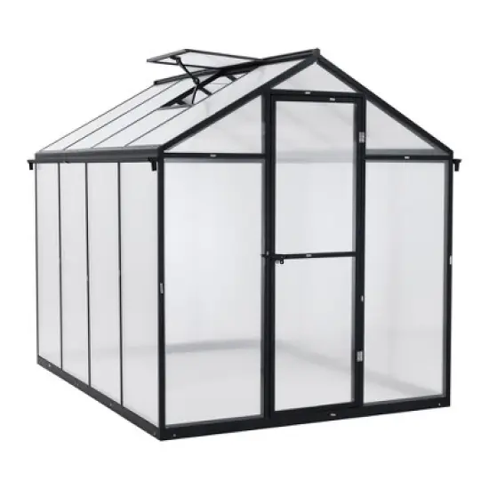 AOODOR Walk-in Greenhouse Polycarbonate Panel Hobby GreenhousesGarden image {7}