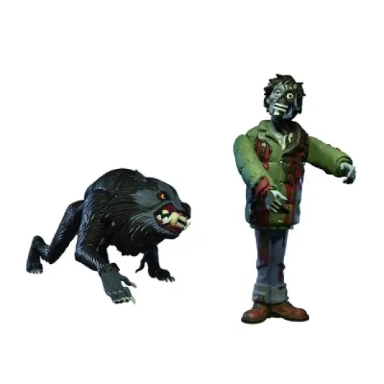 An American Werewolf in London Toony Terrors Jack Goodman and Kessler Wolf 6" Action Figure - 2pk image {5}