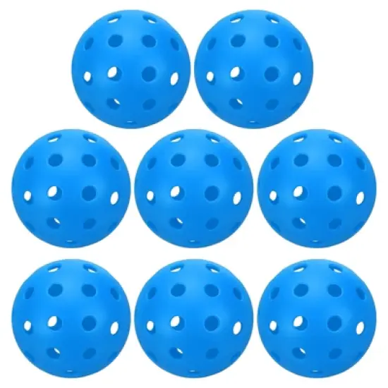 Unique Bargains 40 Holes Durable Precision Good Balance Application Pickleball Balls 8 Pcs image {6}