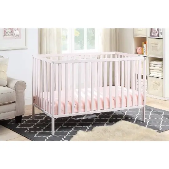 Suite Bebe Palmer 3-in-1 Convertible Island Crib - Pastel Pink image {1}