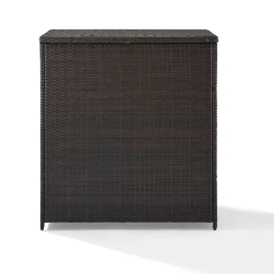 Crosley Palm Harbor Outdoor Wicker Bar image {5}