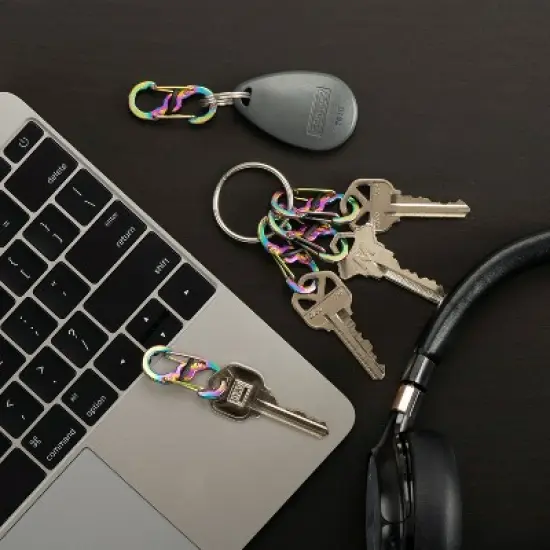 Nite Ize S-Biner MicroLock Stainless Steel, 5 Pack (2 Pack) image {5}