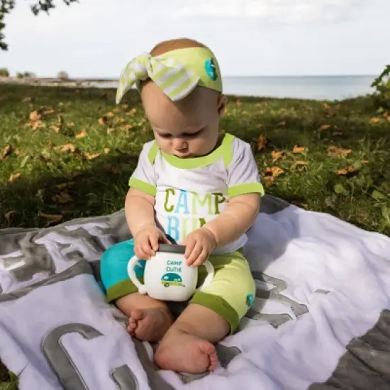 Pavilion Gift Company - Camp Cutie - 3.5" Silicone Snack Bowl with Lid - Dining Bowls image {1}