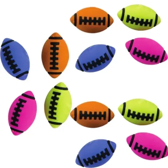 Touchdown on Mistakes! Fun Football Erasers (12 Pack) image {2}