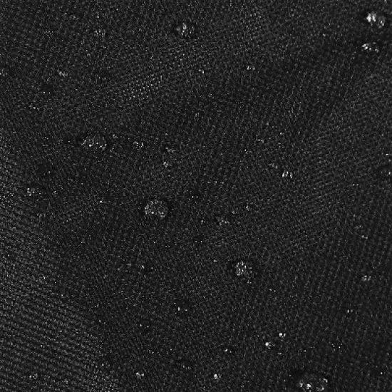 Sunnydaze Outdoor Heavy-Duty Weather-Resistant Vinyl PVC Round Fire Pit Cover with Drawstring Closure - Black image {4}