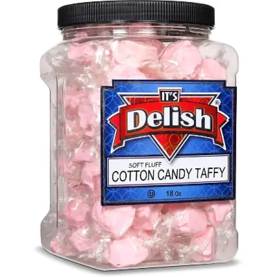 Cotton Candy Taffy Chews by It's Delish, , 18 Oz Jumbo Container image {7}