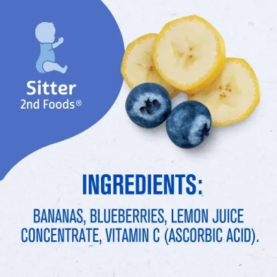 Gerber Toddler Baby Food Pouch - Banana Blueberry - 3.5oz image {8}