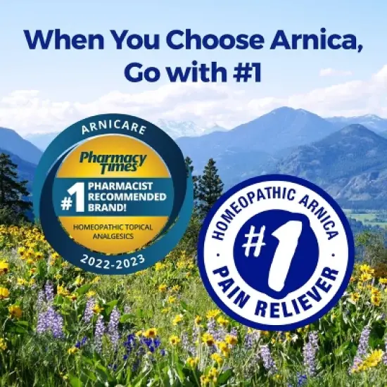 Boiron Arnicare Gel for Relief of Joint Pain, Muscle Pain, Muscle Soreness, and Swelling from Bruises or Injury Non-greasy and Fragrance-Free - 2.6 oz image {5}