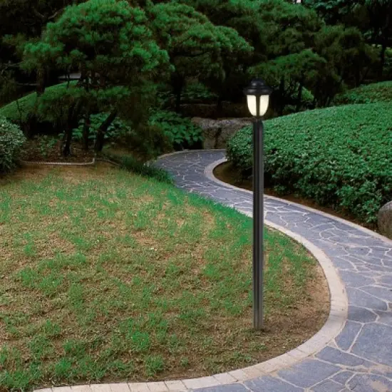 John Timberland Casa Sorrento Rustic Outdoor Post Light Pier Mount Fixture Black 16 3/4" Marbleized Glass for Exterior Barn Deck House Porch Yard Home image {5}