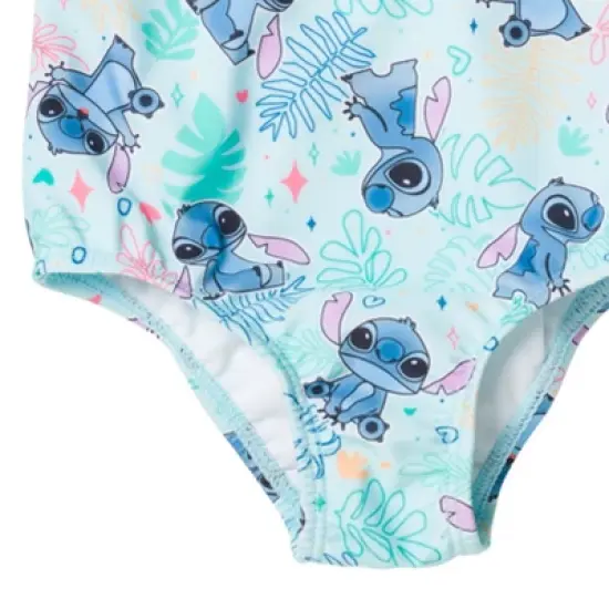 Disney Lilo & Stitch Girls One Piece Bathing Suit Little Kid to Big Kid image {5}