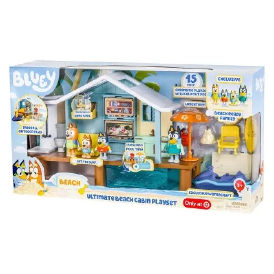 Bluey's Ultimate Beach Cabin Playset image {5}