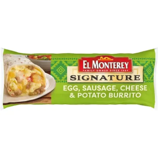 El Monterey Egg, Sausage, Cheese & Potato Frozen Burritos
 image {7}