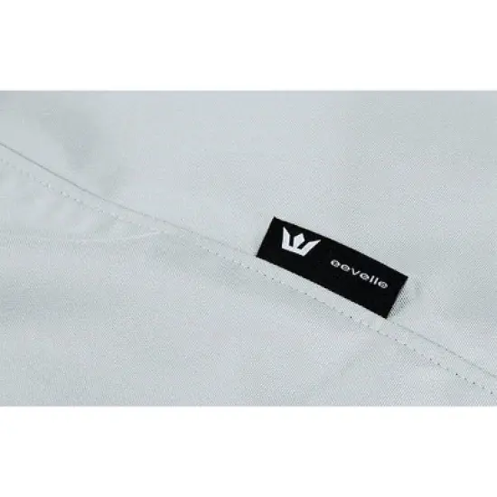 Eevelle 36" Meridian Round Table Fire Pit Cover Silver image {5}