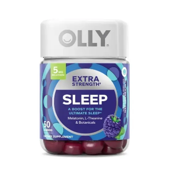 OLLY Extra Strength Sleep Gummies with 5mg Melatonin - Blackberry Zen image {6}