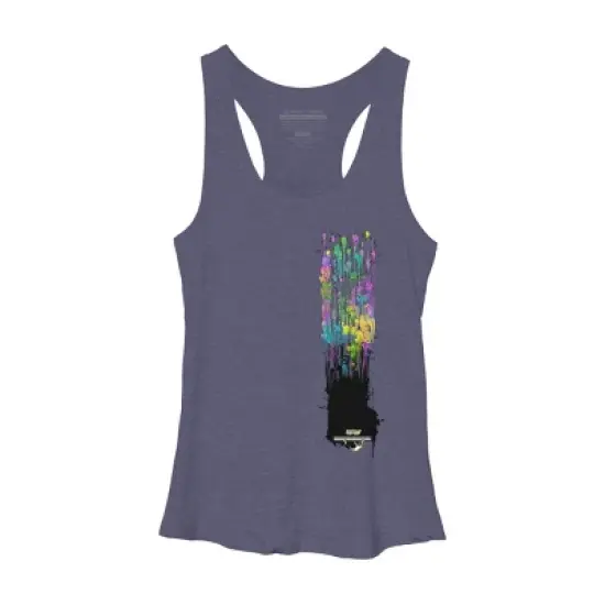Women's Design By Humans My piano By Sebasebi Racerback Tank Top image {9}