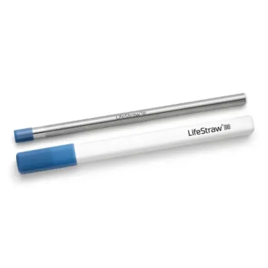 LifeStraw SIP Reusable Steel Filter Straw with Carry Case image {10}
